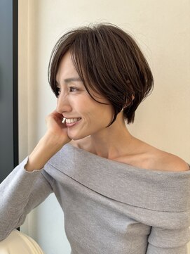 サンドハーツギンザ(sand Hearts ginza) 艶感×大人女性に似合う丸みショート