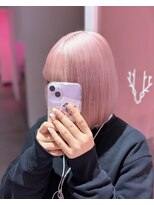 ダズリングディア(Dazzling Deer)&nbsp;ピンクベージュ/ピンクラベンダー/ペールピンク/ボブ/大人ボブ