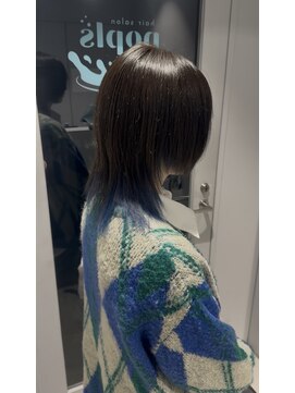 ポプルス(popls) ショートウルフ/ウルフカット/インナーカラー