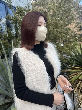 エルメ 鈴鹿(erme) 艶髪×切りっぱなしボブ