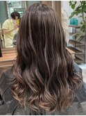 大人レイヤーカット白髪ぼかし脱白髪染め40代50代60代
