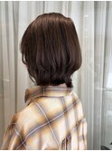 透明感たっぷり外ハネレイヤーボブ