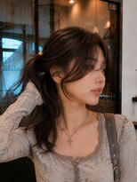 ルチア ヘア ステラ 京都店(Lucia hair stella)&nbsp;顔まわり小顔レイヤーカット/韓国ミディアム学割U24京都河原町