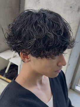 フィフス 栄(fifth) 波巻きスパイラルパーマスパイラルパーマ刈り上げマッシュ栄