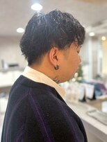ホワイトストーン WHITE STONE フェザーパーマ刈り上げ×ツイストスパイラル