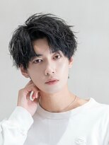 エイド 本店(aid)&nbsp;ショートマッシュアップバング ×エアリースパイラルパーマ