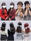 【推し活ヘアセット】双子ハーフアップヘアセット