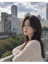 ランベリー(LANVERY)&nbsp;柔らかく揺れる韓国風ロンググレイ