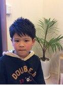 お子様も◎ツーブロックショート♪