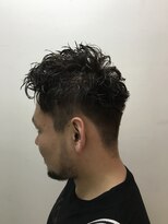 パティオンツー(PATIONN2)&nbsp;ツーブロックネープレス無造作パーマショート