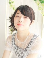 ヘアメイク ナル(hair make nalu)&nbsp;毛先を散らして遊びを出したアレンジスタイル