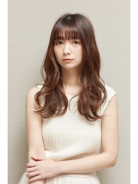 ミチオ ノザワ ヘアサロン ギンザ(Michio Nozawa HAIR SALON Ginza) ゆるふわパーマ×シースルーバング