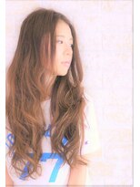 ソア 武蔵小杉(SOAR) トリートメントボルドーベージュカラーのワンレンセンターパート