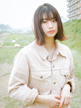 ジーテ(gite) 風に吹かれても可愛いナチュラルBOB 「横浜/縮毛矯正/髪質改善」