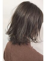 レセ 新松戸deux店(Laissez)&nbsp;アッシュ×グレー×ブラウンカラー【レセ新松戸DEUX店】