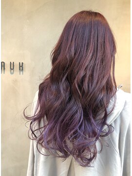 スムーク(smuk) 【smuk/スムーク】ハイライトアレンジ/ピンクパープル