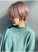「NUDE」#Wカラー10代20代30代40代大人ショートボブ束感ショート
