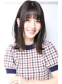 大人可愛い小顔美髪ツヤ髪大人ガーリー顔周りレイヤーA5