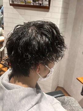 ビス ヘア アンド ビューティー 西新井店(Vis Hair&Beauty) 20代30代メンズスパイラルパーマワイルドオシャレ感アッシュ