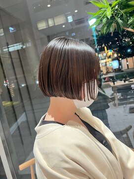 ガリカ 横浜(Gallica) 大人可愛い丸みショートボブ/ぷつっとボブ/10代20代30代