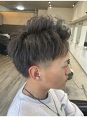 アップバングショート