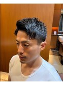 銀座 理容室 床屋 個室 メンズショートスタイル