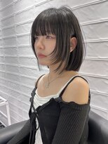 ロンドローズ 名古屋(Lond damaskRose)&nbsp;学割 ブリーチなしダブルカラー ブリーチ 髪質改善 ボブ ＊382