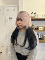 ノーン(NONE)&nbsp;ホワイト×ブラック