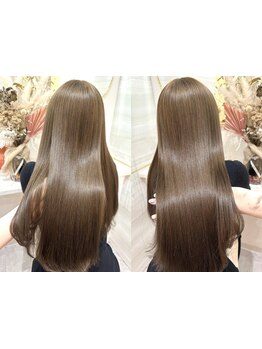 Aujua取り扱い◎最高級生ケラチン配合トリートメントを【お試し価格￥3300～】でご提供!理想の潤ツヤ髪に☆