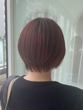 ザザ 高田馬場(ZA/ZA) 暖色ショートボブ