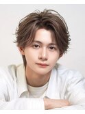 リバース毛流れセンターパートニュアンス