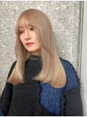 韓国ヘア顔周りレイヤーカットくびれロングレイヤー30代40代50代