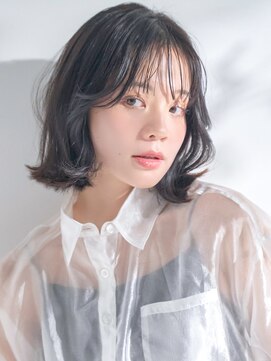 オーバーヘアー 倉敷店(over hair) 【La fith】外ハネボブ×暗髪カラー×美髪