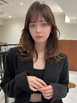 ネイロ バイ ジルブラン 葛西(NeiRo by JIL BLAN) レイヤーカット白髪ぼかしハイライトダブルカラーインナーカラー