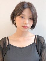 エトラ 渋谷店(etora)&nbsp;前髪 外ハネボブ くびれヘア ハイライトカラー"