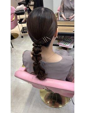 ミルクティー(Milk TEA) タイト編みおろし♪♪