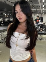 ゲームバイアランスミシー 心斎橋(GAME by Alan Smithee)&nbsp;dark brown×layer cut