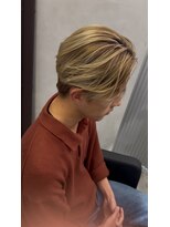 メンズサロン キング 心斎橋店(Men’s salon K!ng) ホワイトメッシュ/ツイスト/ツイスパ/パーマ/メンズ/眉毛/心斎橋
