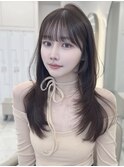 レイヤーカット/レイヤー/韓国ヘア/似合わせ/顔まわり