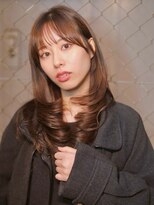 ベレッタ 楠葉店(veretta.)&nbsp;ウェーブ巻き/ブラウン/透明感/ゆるふわカール/抜け感/ゆる巻き