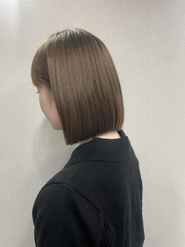 スケール(SCALE) ツヤ髪/透明感カラー/ブラウン/ショートボブ/梅田/茶屋町