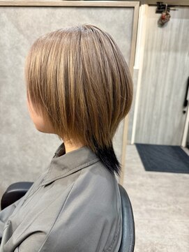 ウルフカット#錦糸町#二次元カラー