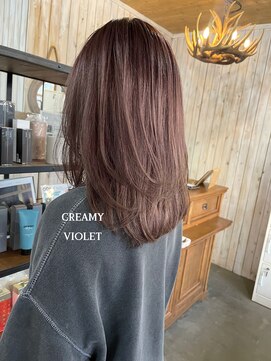 ヘアーサロン ヴィアルス 松原店(hair salon VIARS) クリーミーバイオレット