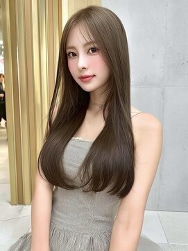 グリームバイフォルテ 藤枝(gream by FORTE) 髪質改善/ツヤ髪/オリーブベージュ