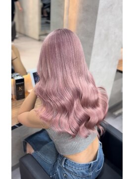 ラピス 大阪心斎橋店(Lapis) KPOPアイドル風プラチナピンク