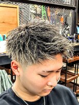 スリーセント 栄(3/cent)&nbsp;【ツイストパーマ×ホワイトメッシュ】