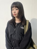 ロックス バイ マグ 松本(rocks BY MAG)&nbsp;ブリーチなし秋色カラーオリーブカラーミディアムレイヤー