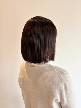 ペスカケイクリエイティブ(PESCA K-CREATIVE) 大人艶ブラウンの王道ストレートボブ