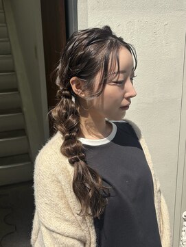 ハチ(HACHI) 編み下ろしヘア