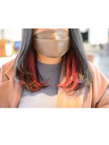 ポタム 東中野(potamu)&nbsp;シールエクステ《オリジナルレッド》インナーカラー